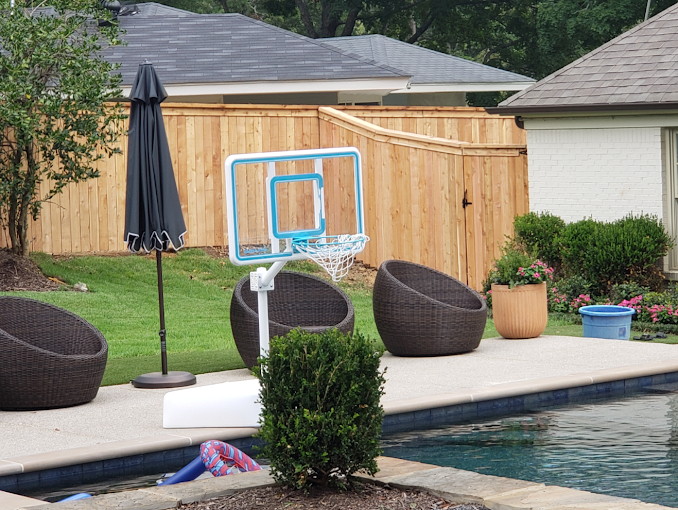 Custom cedar wood gate
